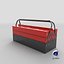Metall Cantilever Tool Box 3 Tier geschlossenes 3D-Modell