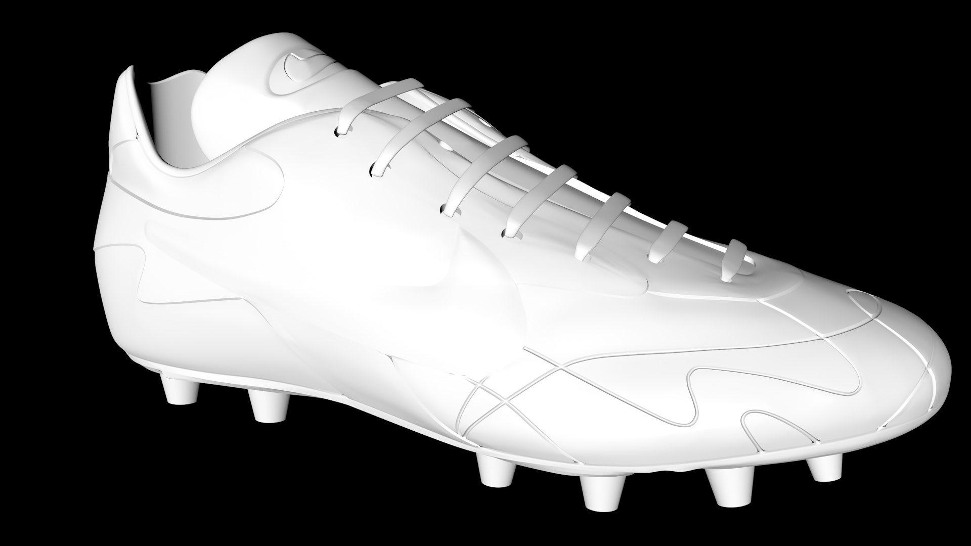 football shoes 3d model free download