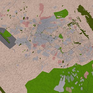 Sulaymaniah City of Iraq 3d