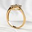 3mm Diamond Fashion Gold Ring