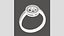 3mm Diamond Fashion Gold Ring