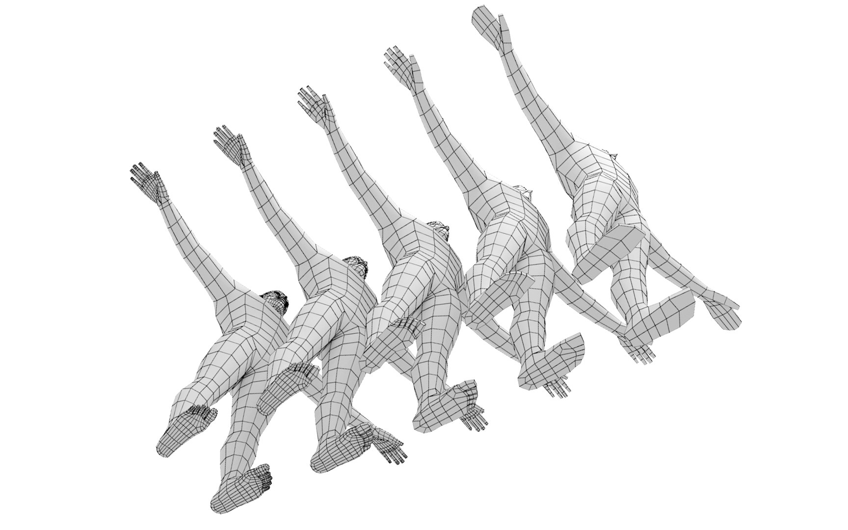 3D Model Hero Male In T-Pose In 5 Topologies - TurboSquid 2212466