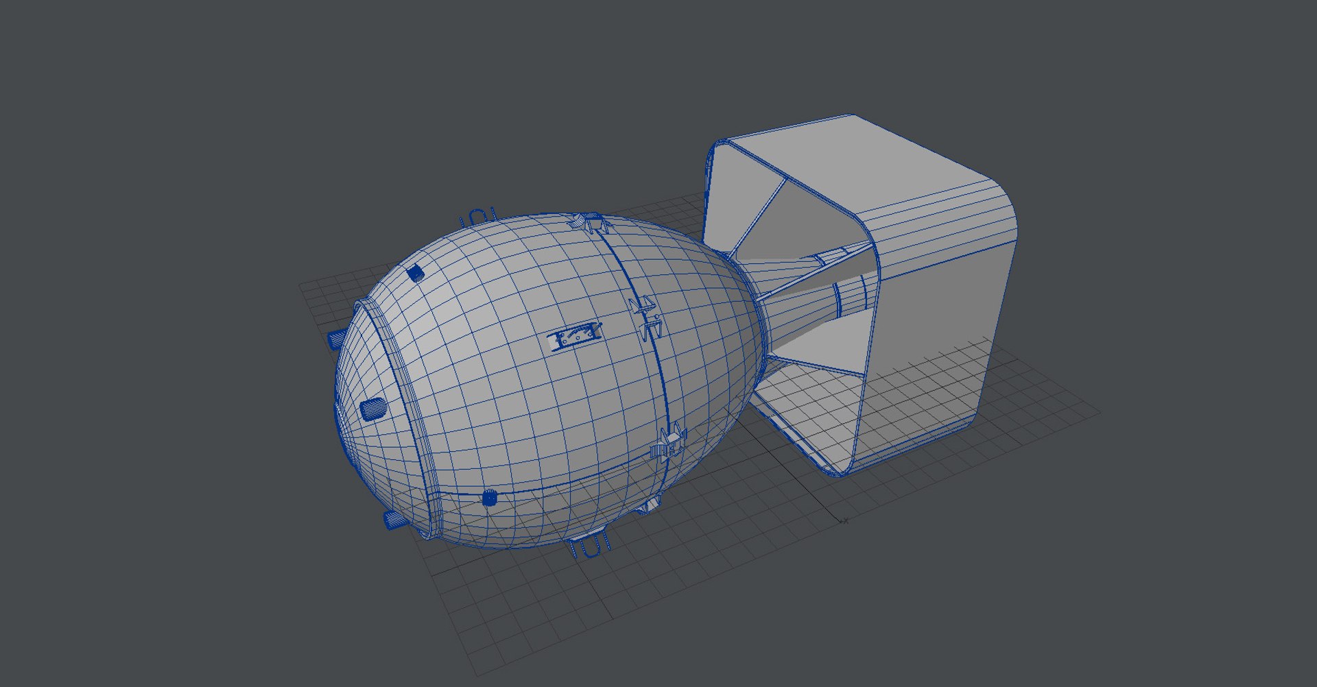 Fat Man atomic bomb with interior 3D model https://p.turbosquid.com/ts-thumb/Tj/P7NJ3t/T7/b6/jpg/1618912300/1920x1080/fit_q87/7af3176ddc76540ebb50097803594a7897e42ff8/b6.jpg