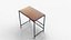 Modern Work Desk  Study Table Realistic 3D Furniture Model model