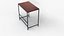 Modern Work Desk  Study Table Realistic 3D Furniture Model model