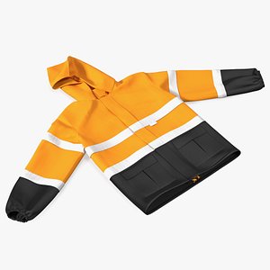 High Visibility Safety Rain Jacket