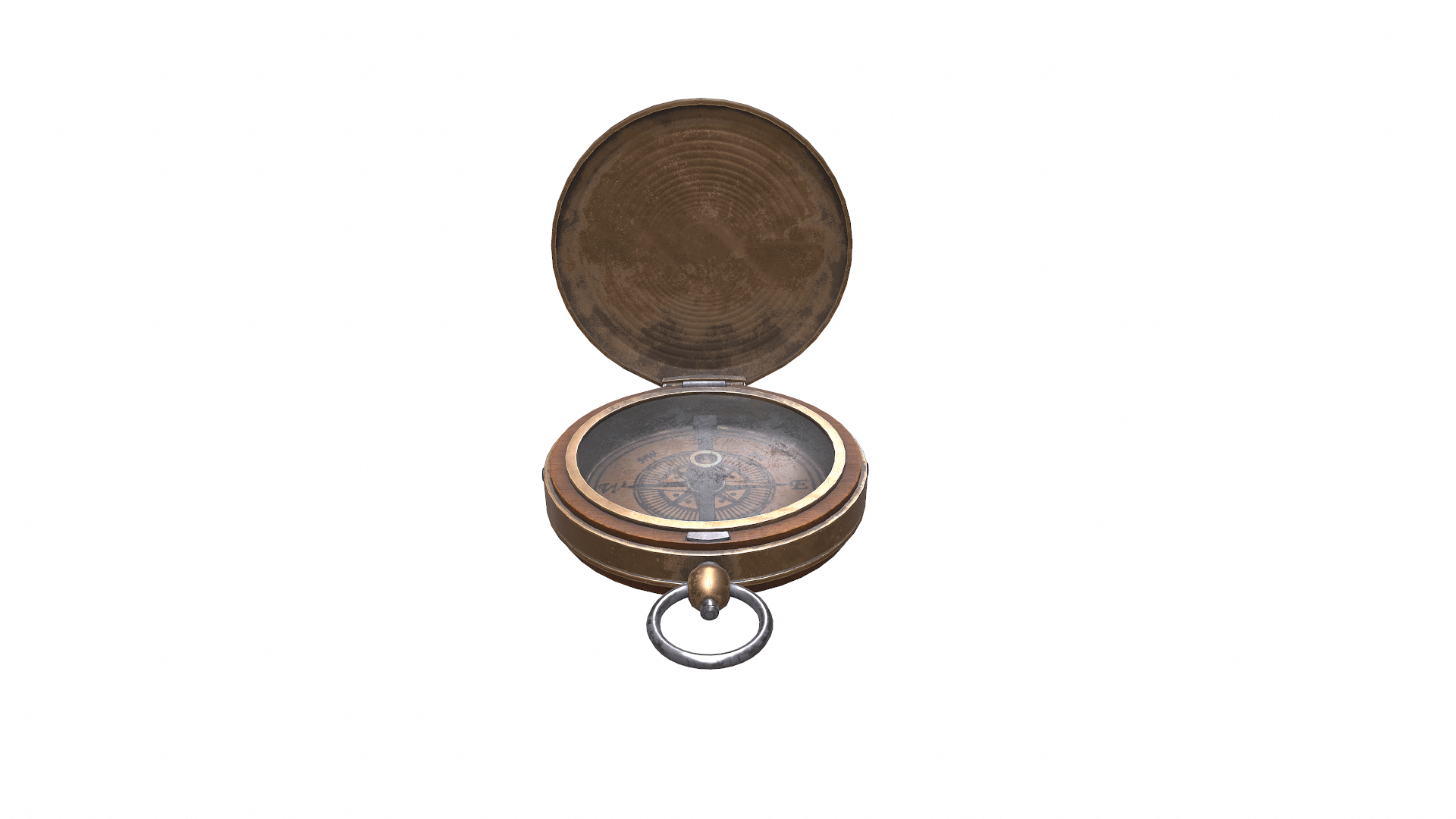 3D Compass Low-poly PBR Model - TurboSquid 2127035