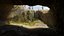 Grotte photoréaliste et végétation