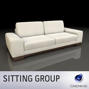 3d sofa seat furniture