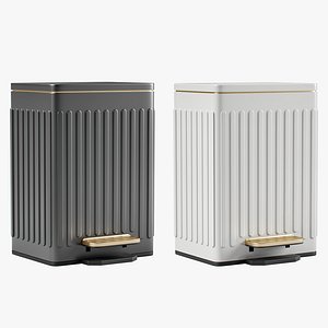 Bathroom Trash Can with Lid Soft Close