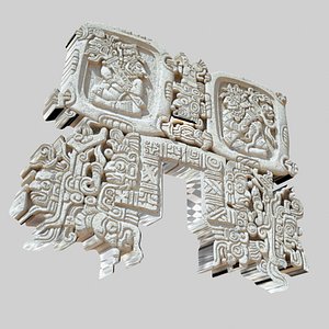 3d aztec symbol