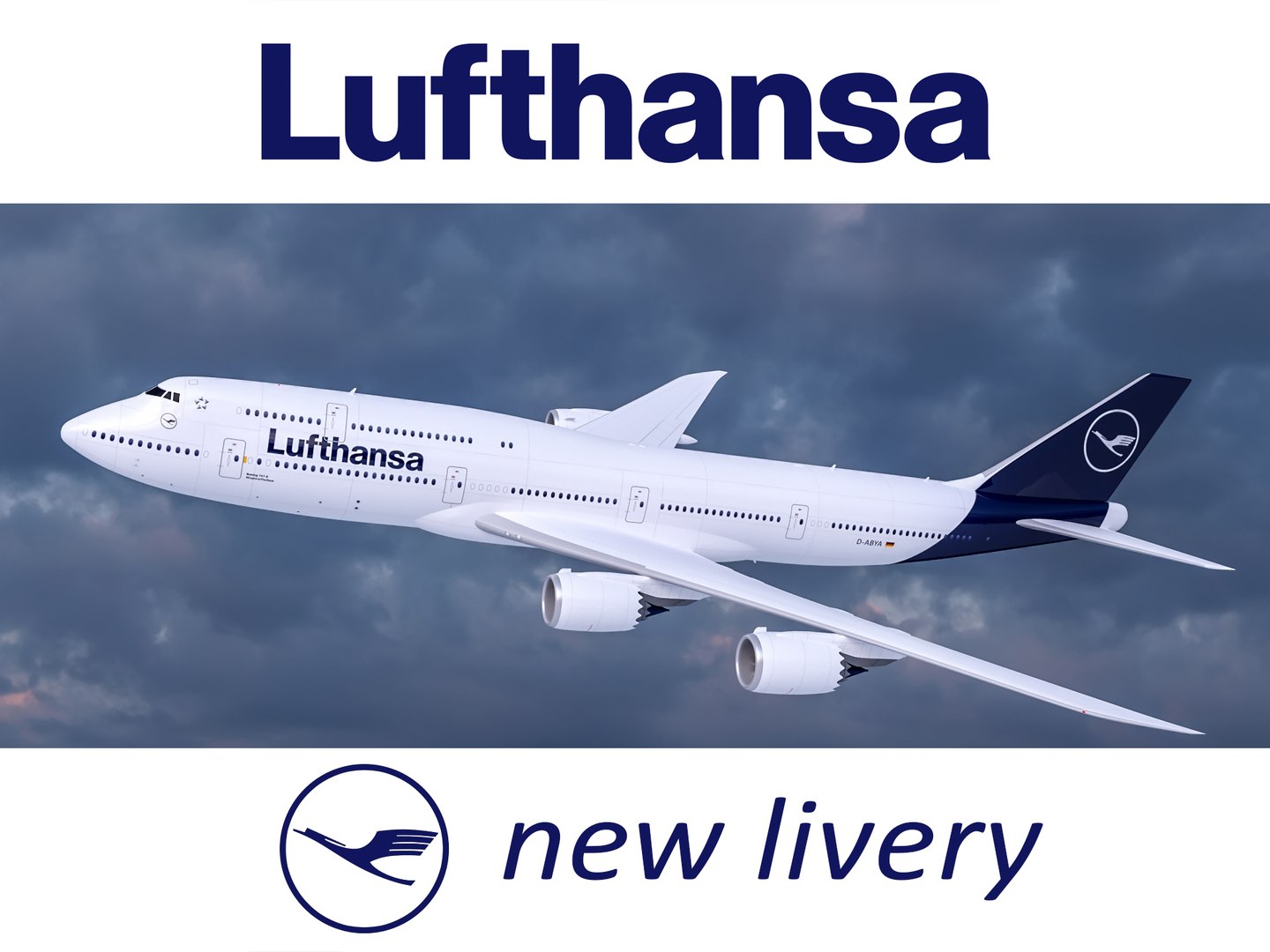 Lufthansa ボーイング 747-8 1/200 ルフトハンザ Lufthansa 747-8 Business Class Frankfurt to Tokyo Haneda