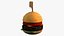 hamburger e patatine fritte