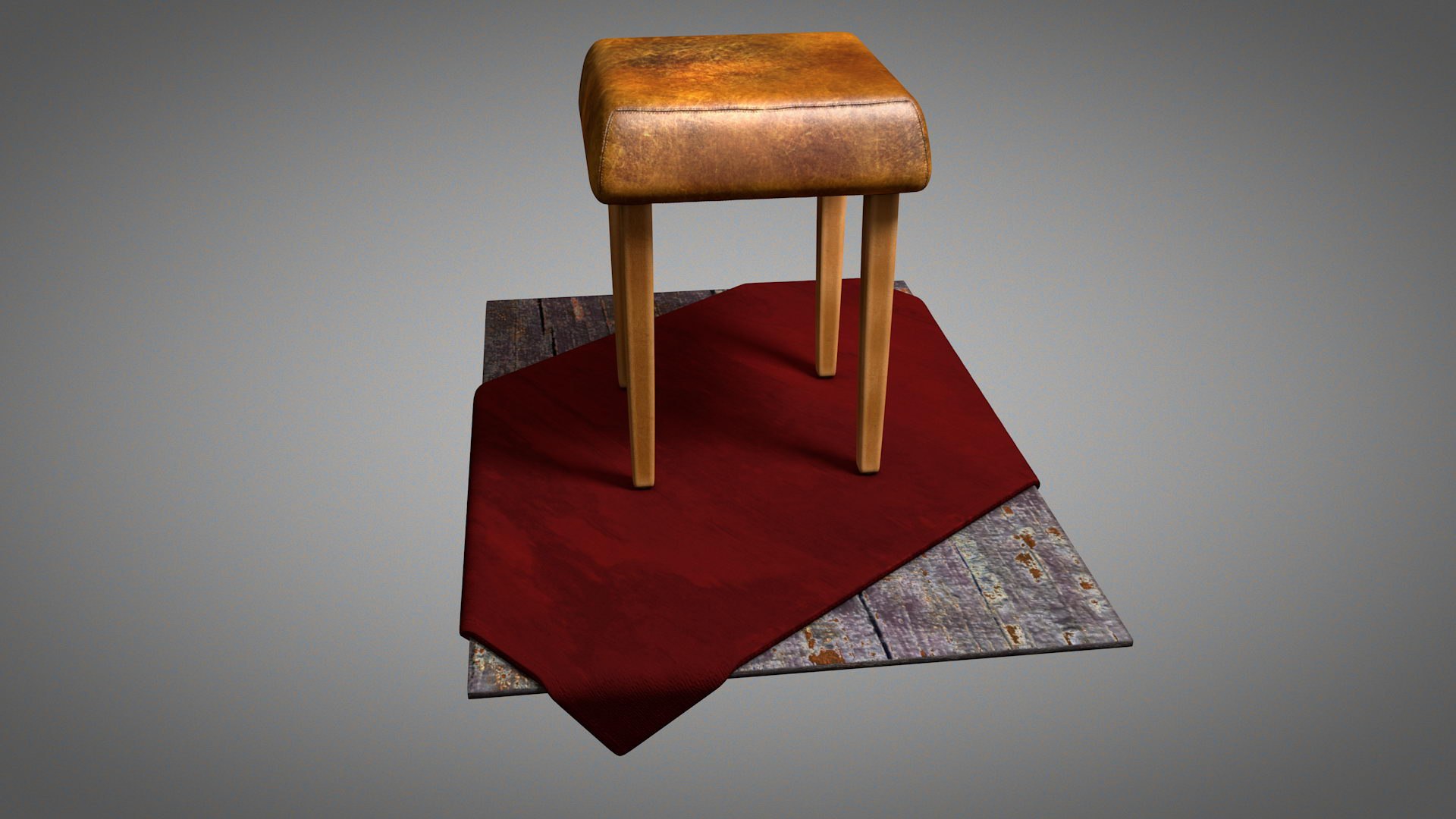 3D model vintage leather stool https://p.turbosquid.com/ts-thumb/Tj/g7z1OA/soxHDKrd/hockerturn010054/jpg/1509357836/1920x1080/fit_q87/775974c063c4678bcea6de561aeea0244cb5d424/hockerturn010054.jpg