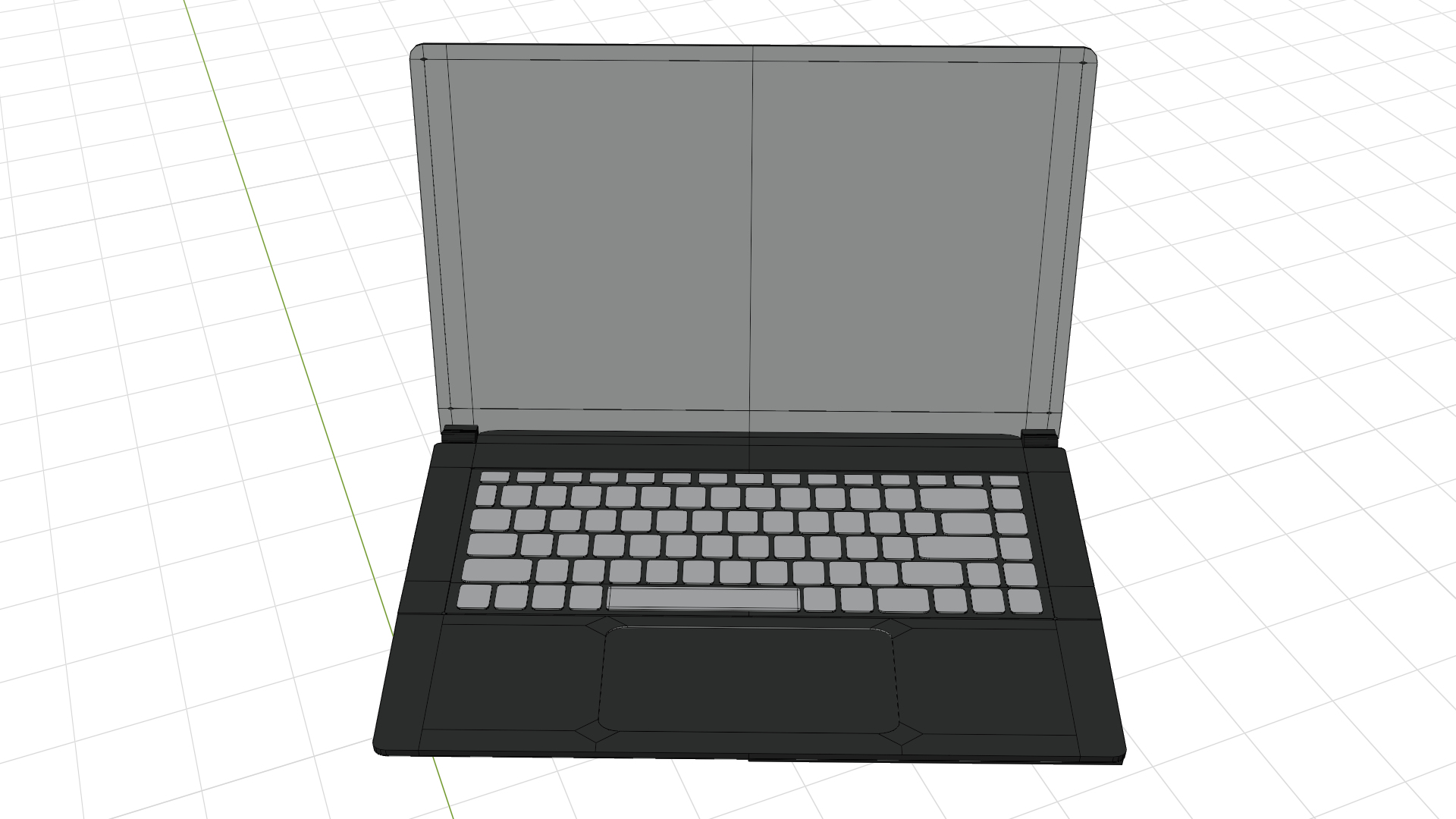 3D Gaming Laptop TurboSquid 1730681