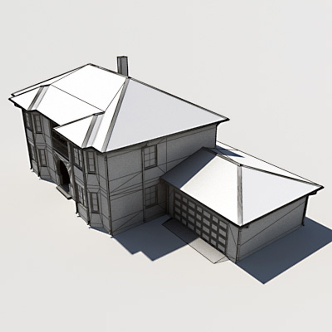3d Model Story Single Family House