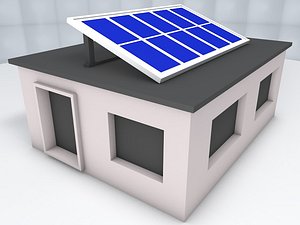 3D solar house