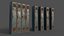 PBR School Gym Locker 02 - Pack multicolore