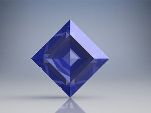 perfect square sapphire diablo 3D model