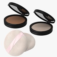 Powder Canister and Powder Puff Collection