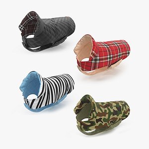Dog Coats Collection 2 3D model
