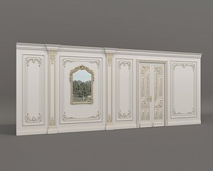 3D Wall Molding in Classic French Style 54
