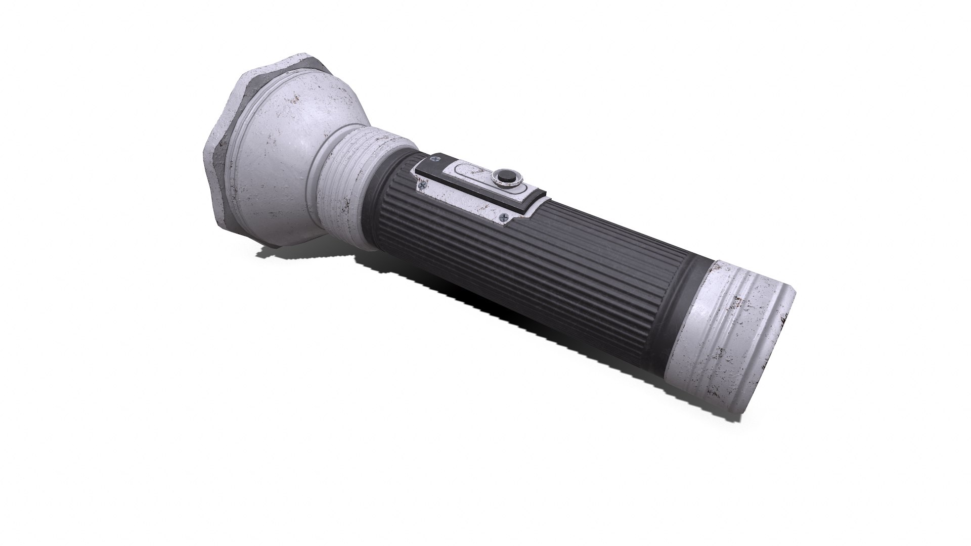 Old Flashlight Low-poly PBR Model - TurboSquid 1974839