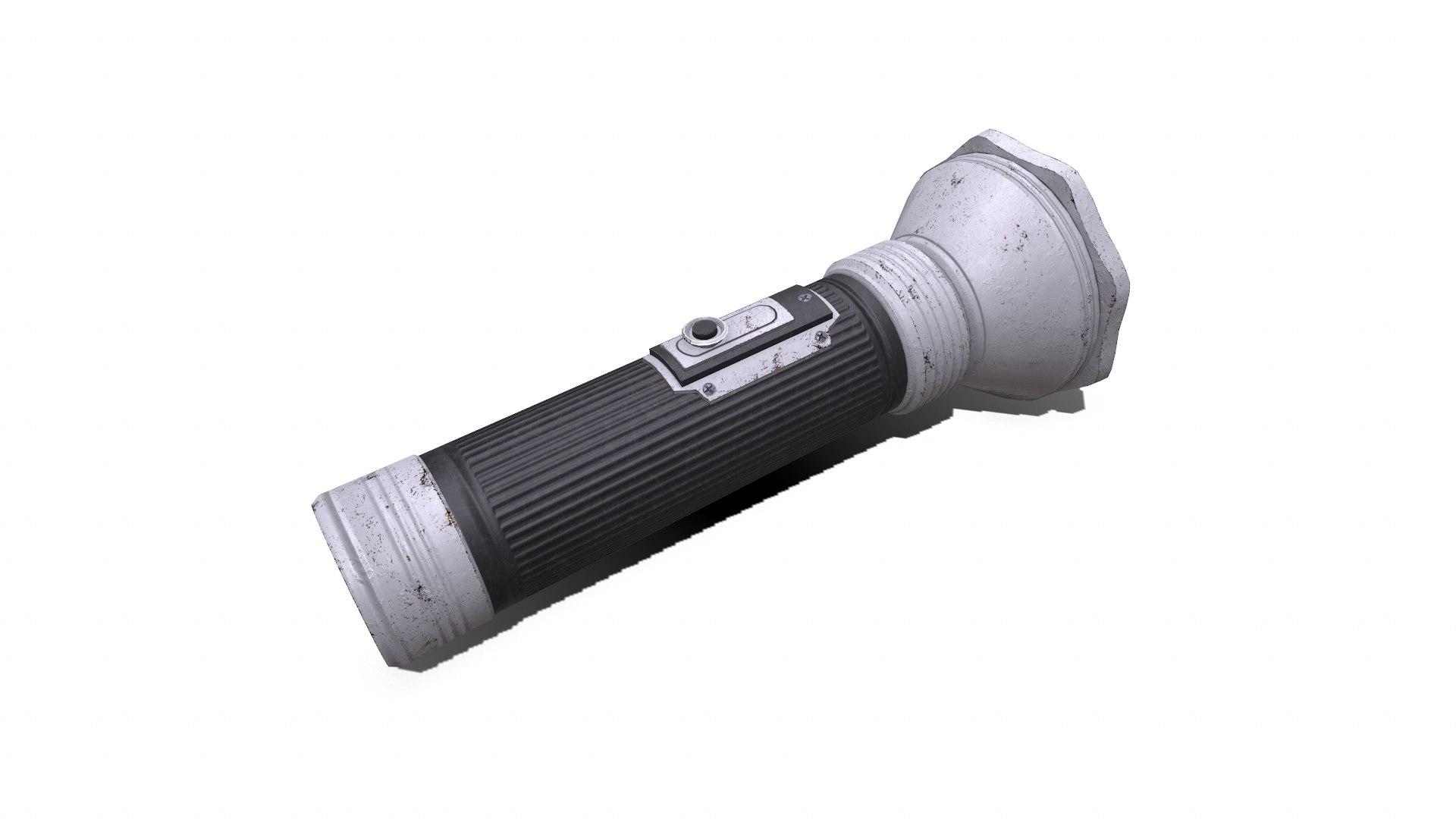Old Flashlight Low-poly PBR Model - TurboSquid 1974839