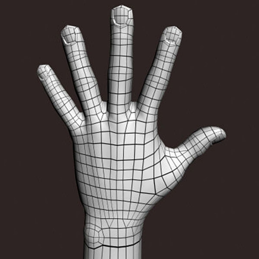 3ds Max Realistic Male Hand