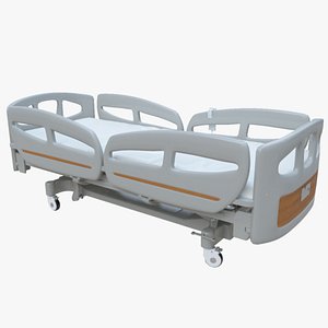 3D Hospital Bed - Medical Bed Medical Equipment model