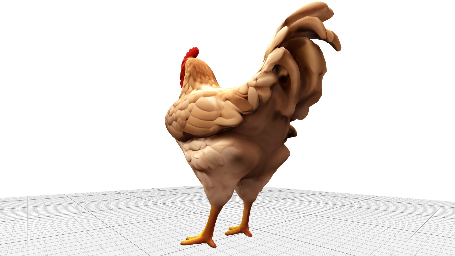 3D Chicken Lowpoly - TurboSquid 2305698