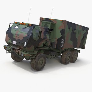 Armored Mobile Command Center Truck 3D model