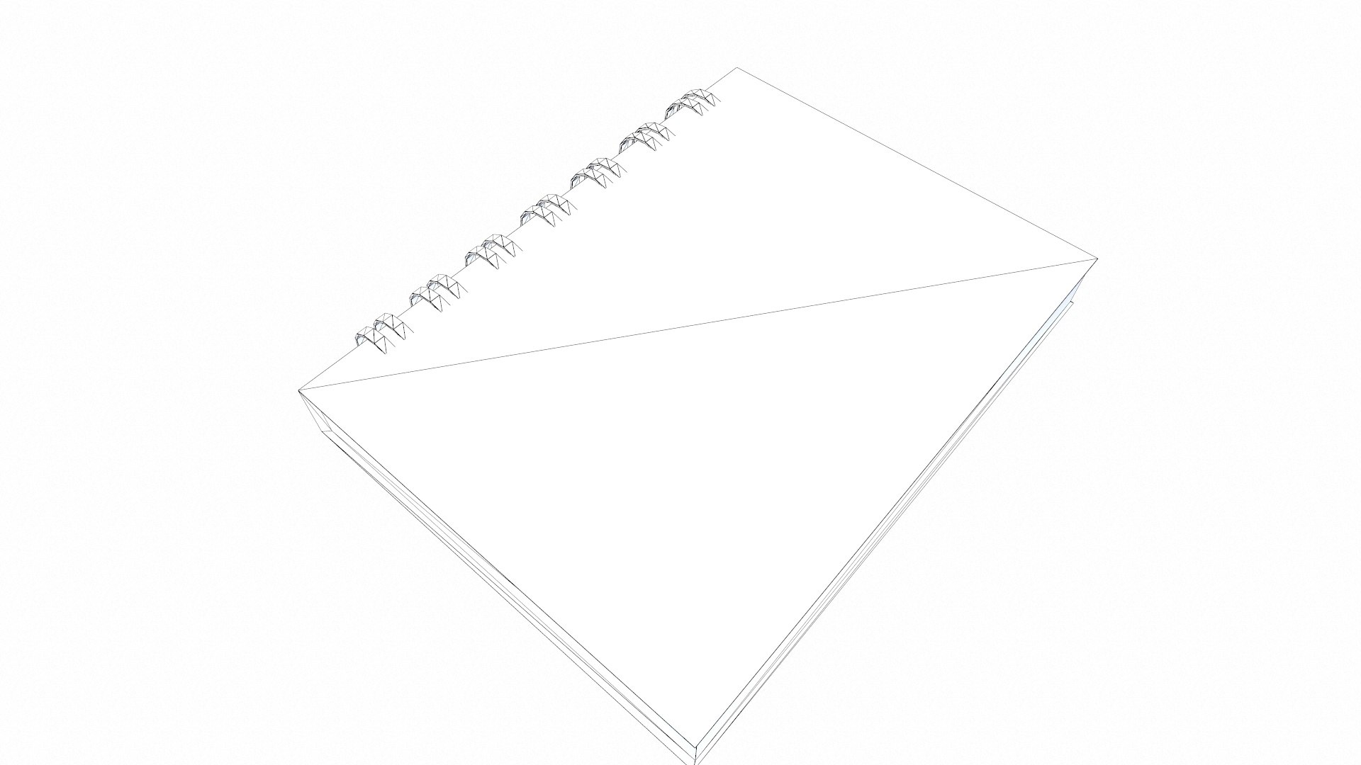 Notebook 3D Model - TurboSquid 2331199