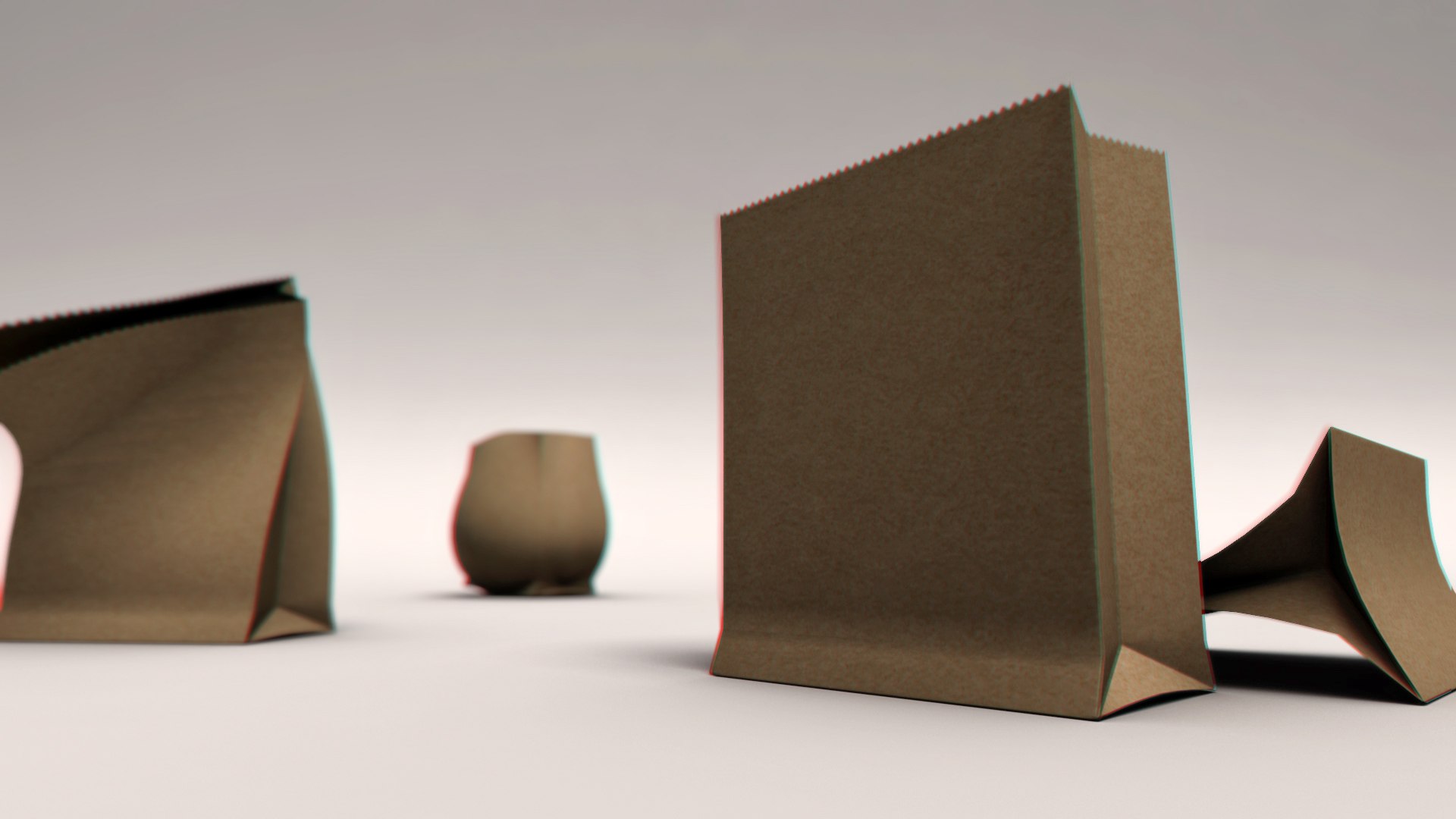 Free Paper Bag Rig 3d Model