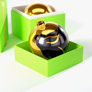 Christmas balls and Toys and  decorations and gifts 2013 3D model