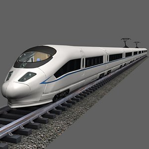 High Speed Train - CRH380b with driver's cab