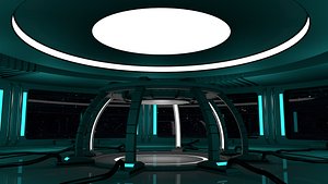 3D model Sci Fi Interior