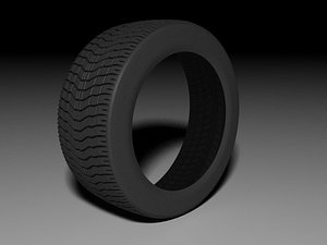 3d model of tyre 245 40 r17