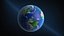Detailed Earth Globe