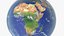 Detailed Earth Globe