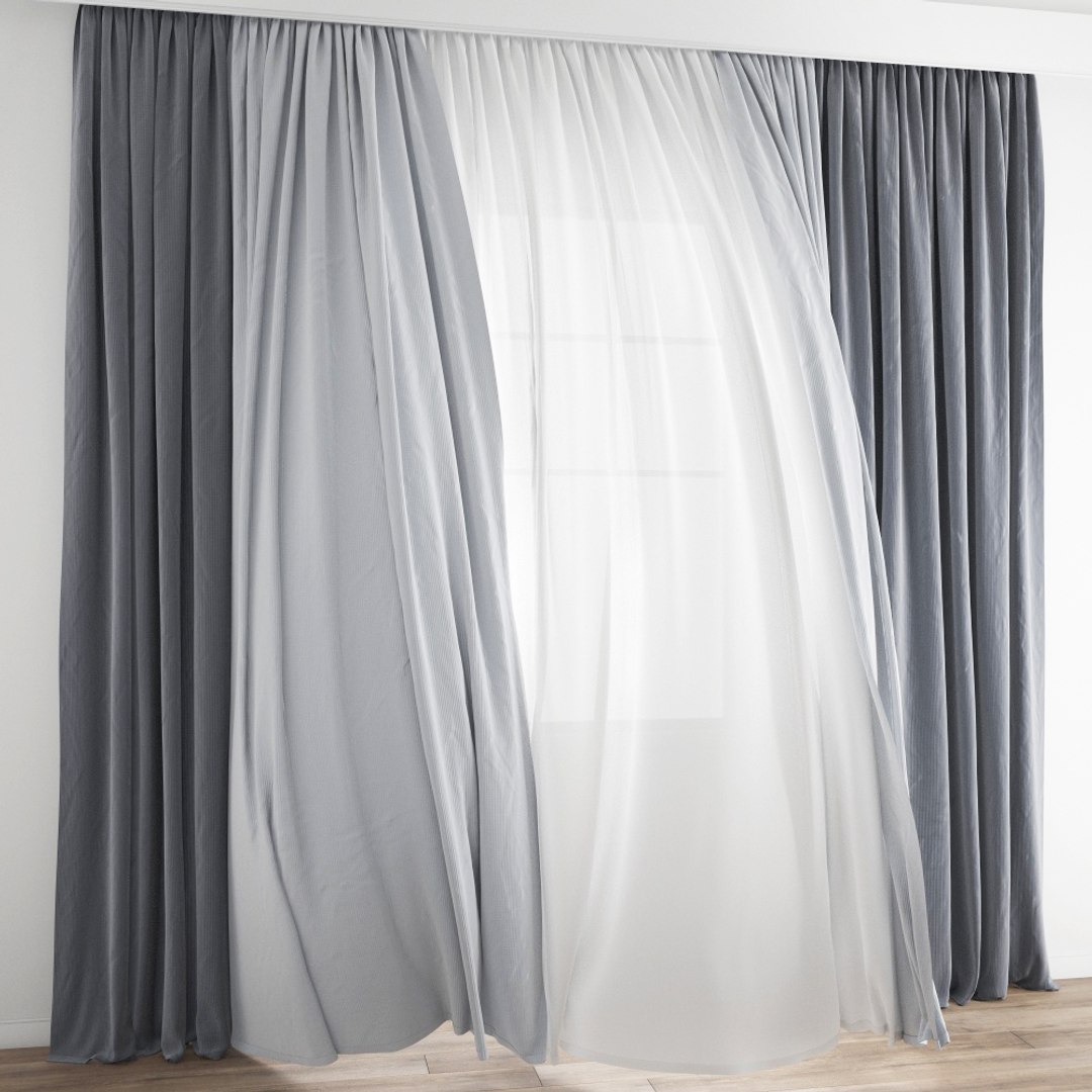 Curtain 277 Wind Blowing Effect 3 Model - TurboSquid 1864281