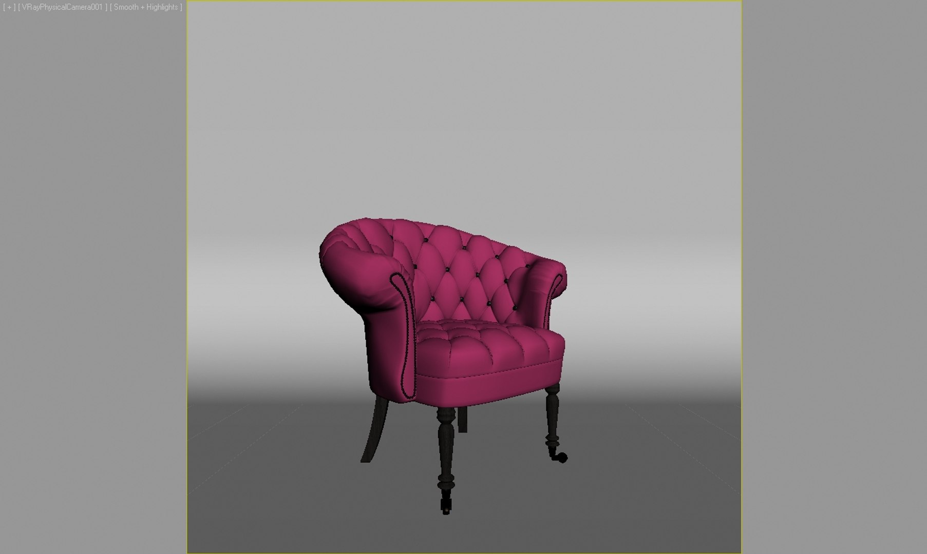 Haute Chair 3d Model