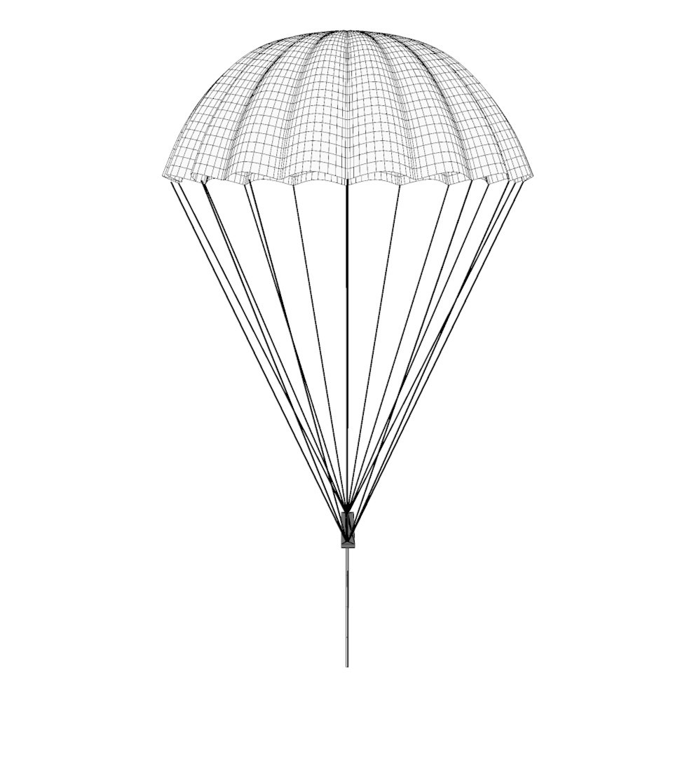 Parachute Chute Chu Model - TurboSquid 1169164