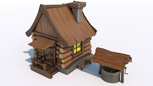 3D stylized house