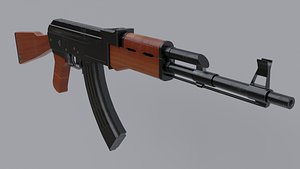 rifle assault hight 3D model