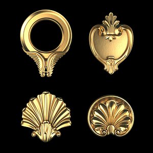 3D Ornaments - Pack 02