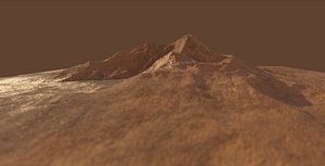 Dirt and sand terrain plane with textures landscape