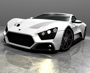 3d model danish zenvo st1