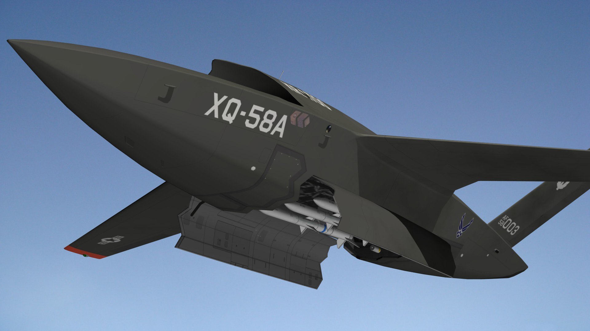 XQ 58A Valkyrie 3D Model - TurboSquid 2121447