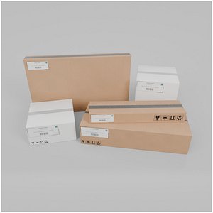 Logistics Pro Carboard Box Pack – Rigged and Customizable